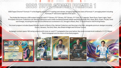 2026 Topps Chrome Formula 1 F1 Blaster Value Box 887521162796 at King Card Canada