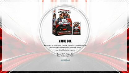 2026 Topps Chrome Formula 1 F1 Blaster Value Box 887521162796 at King Card Canada