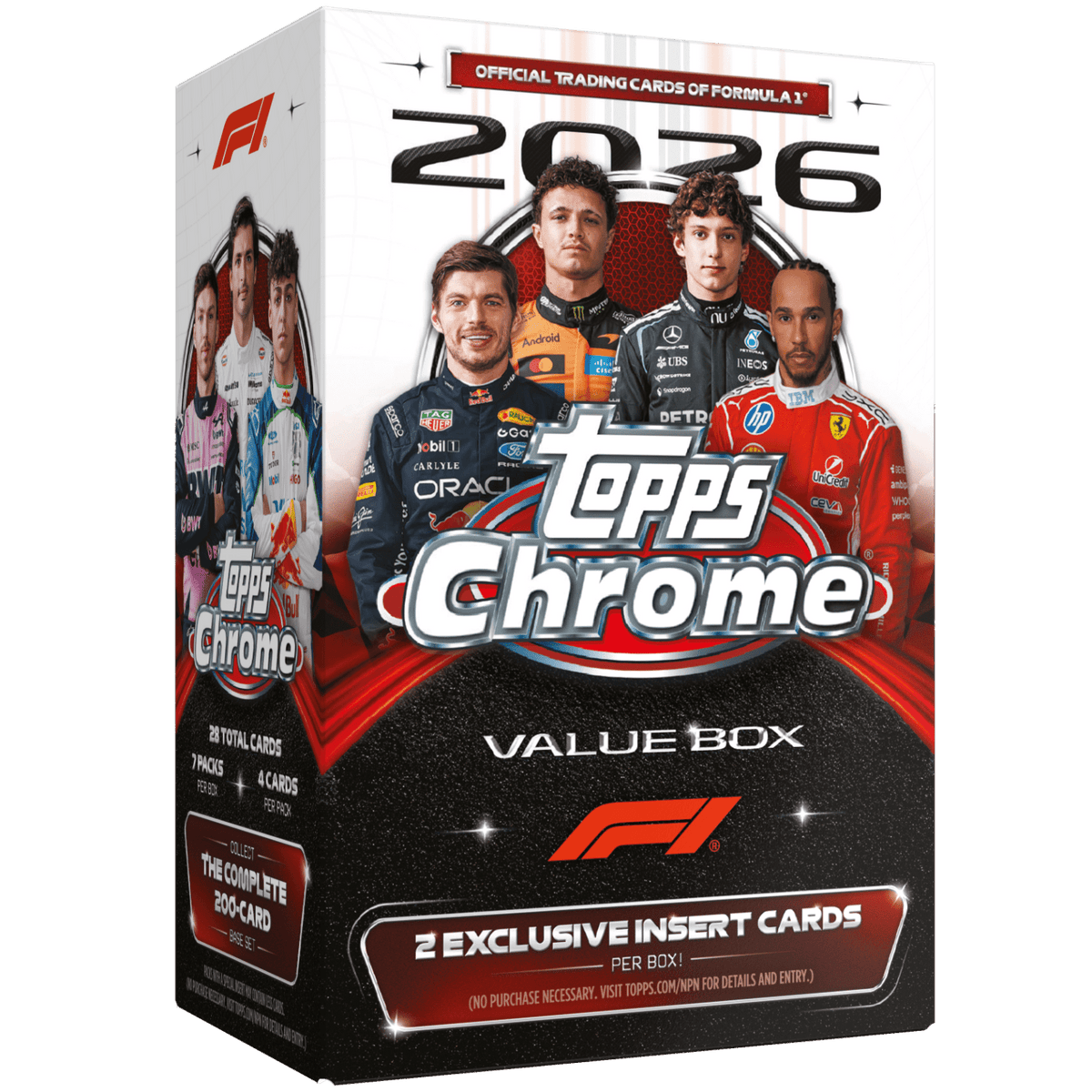 2026 Topps Chrome Formula 1 F1 Blaster Value Box 887521162796 at King Card Canada