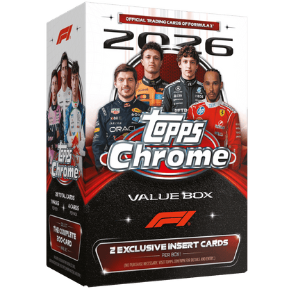 2026 Topps Chrome Formula 1 F1 Blaster Value Box 887521162796 at King Card Canada