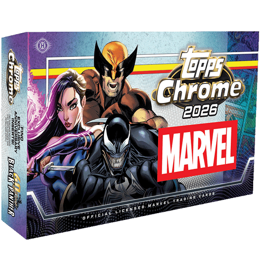 2026 Topps Chrome Marvel Comics Trading Cards Hobby Box 887521156146 at King Card Canada