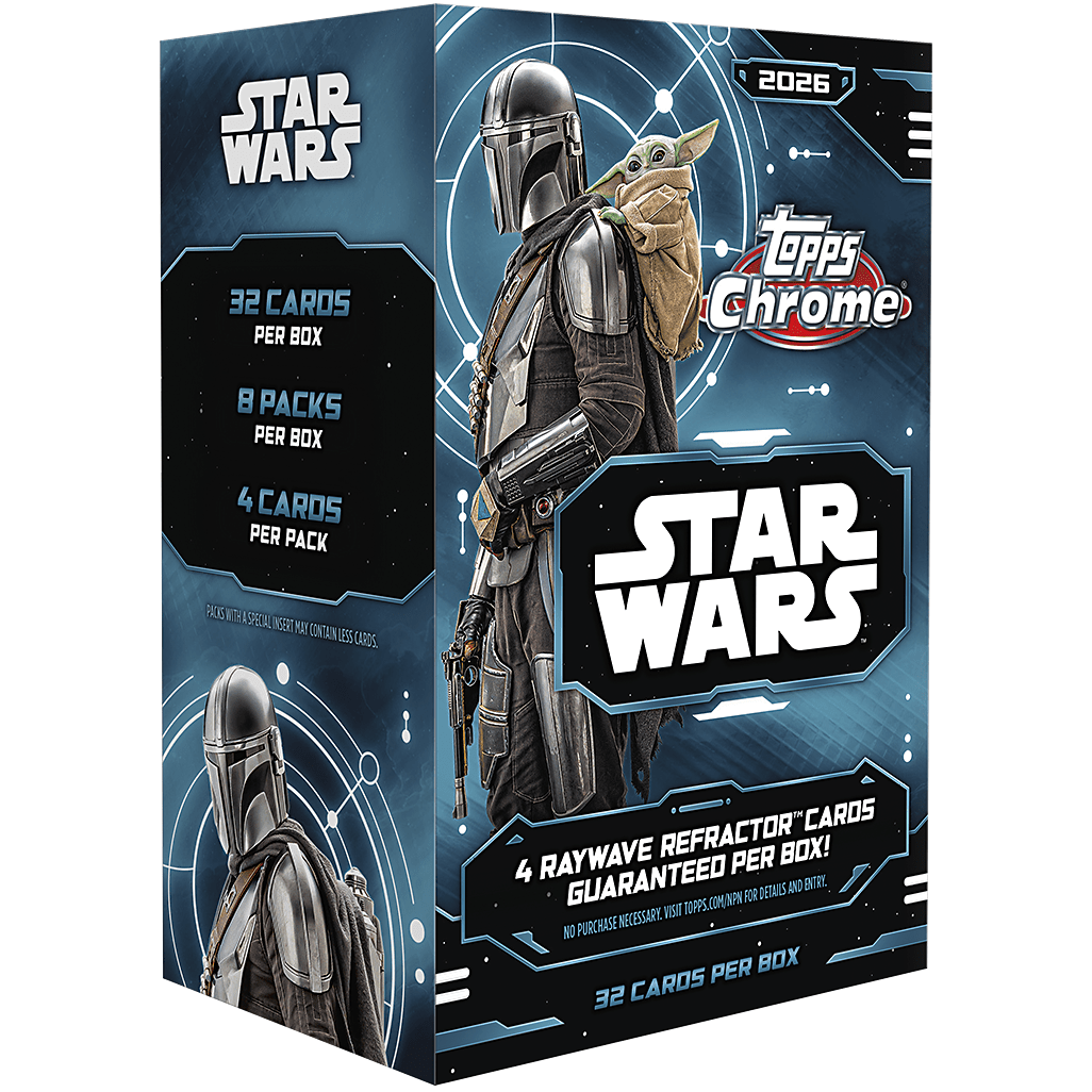 2026 Topps Chrome Star Wars Blaster Value Box 887521161201 at King Card Canada