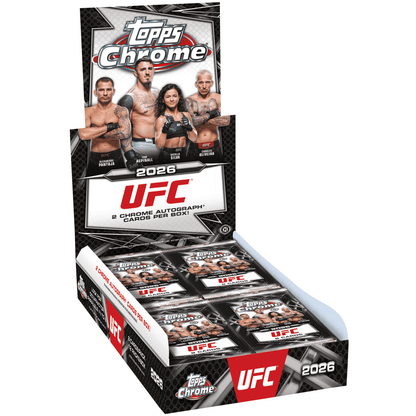 2026 Topps Chrome UFC Hobby Box 887521153596 at King Card Canada
