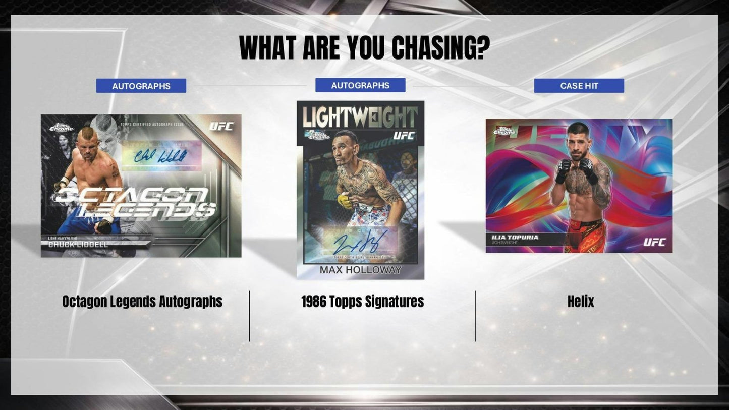 2026 Topps Chrome UFC Hobby Box 887521153596 at King Card Canada