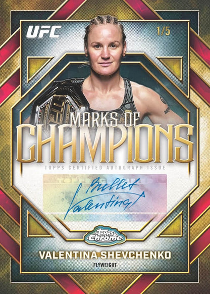 2026 Topps Chrome UFC Sapphire Edition Hobby Box 887521153640 at King Card Canada