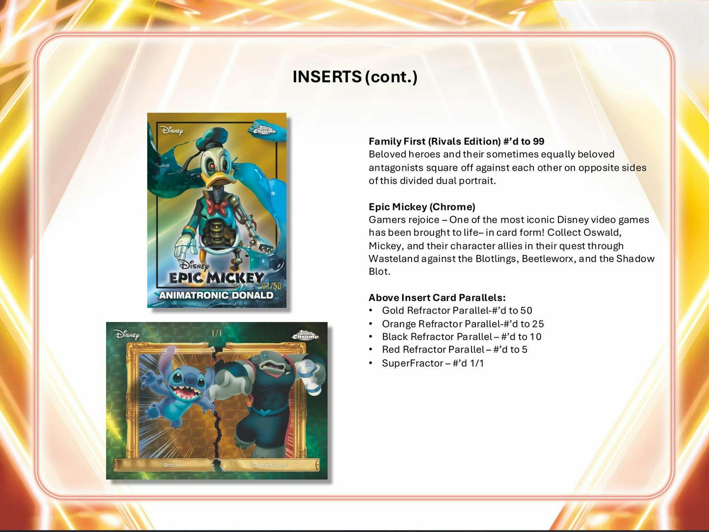 2026 Topps Disney Neon Hobby Box 887521154128 at King Card Canada