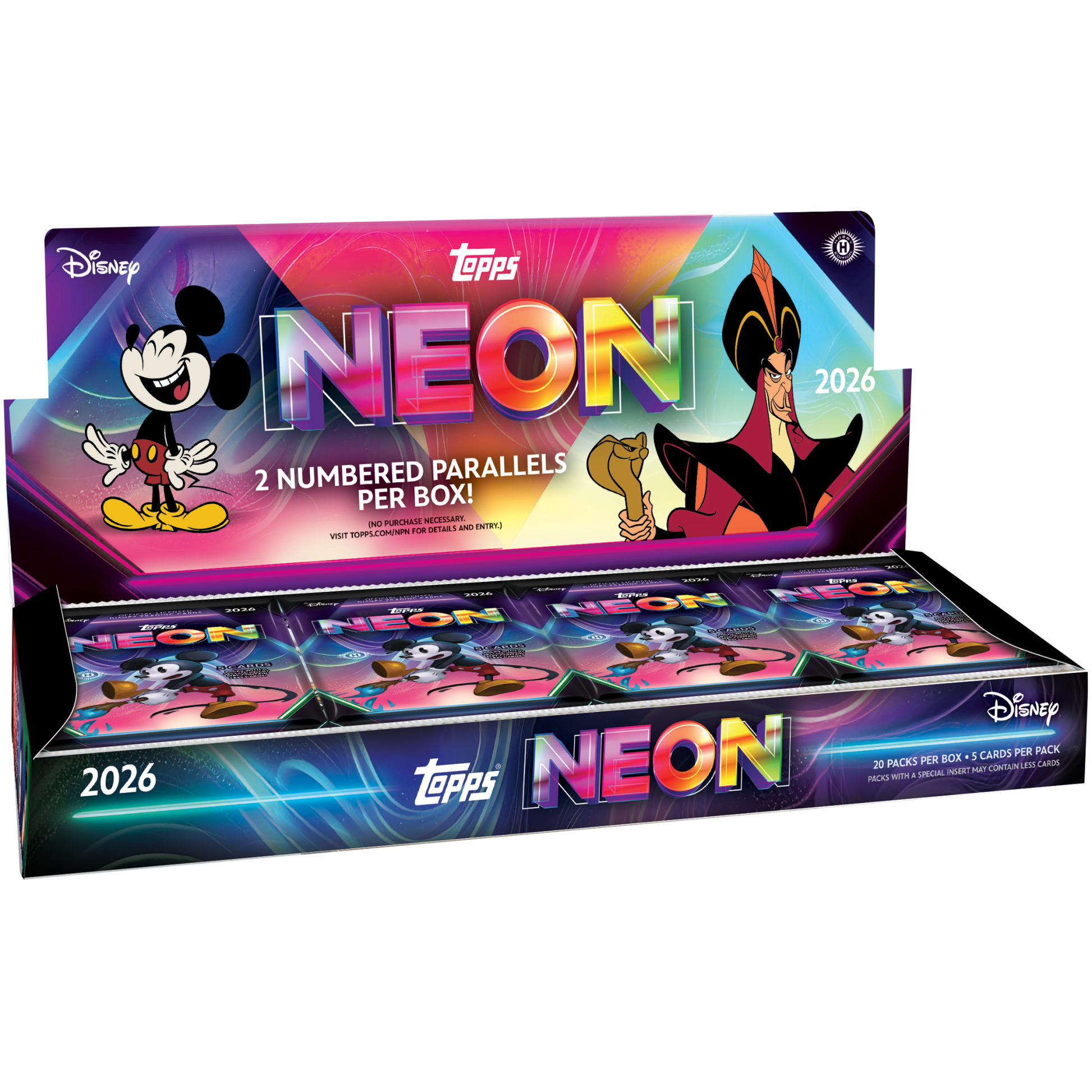 2026 Topps Disney Neon Hobby Box 887521154128 at King Card Canada
