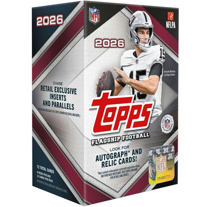 2026 Topps Flagship Football Blaster Value Box 887521164141 at King Card Canada