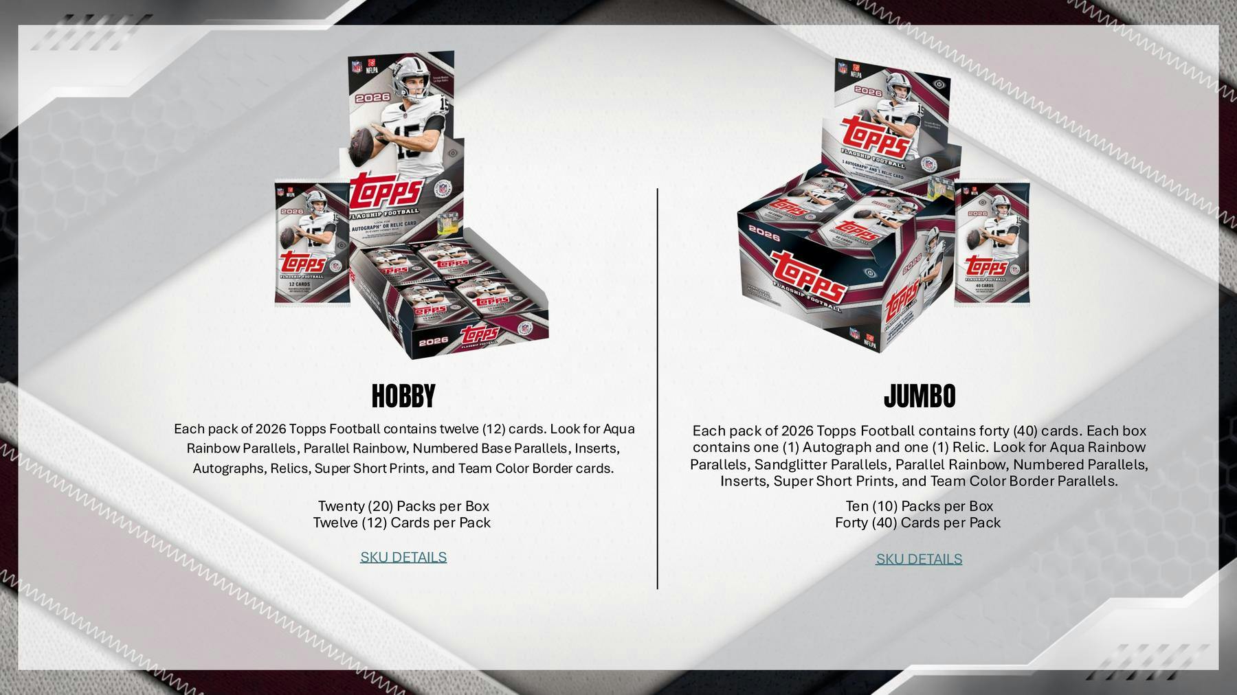 2026 Topps Flagship Football Hobby Jumbo Box 887521164059 at King Card Canada