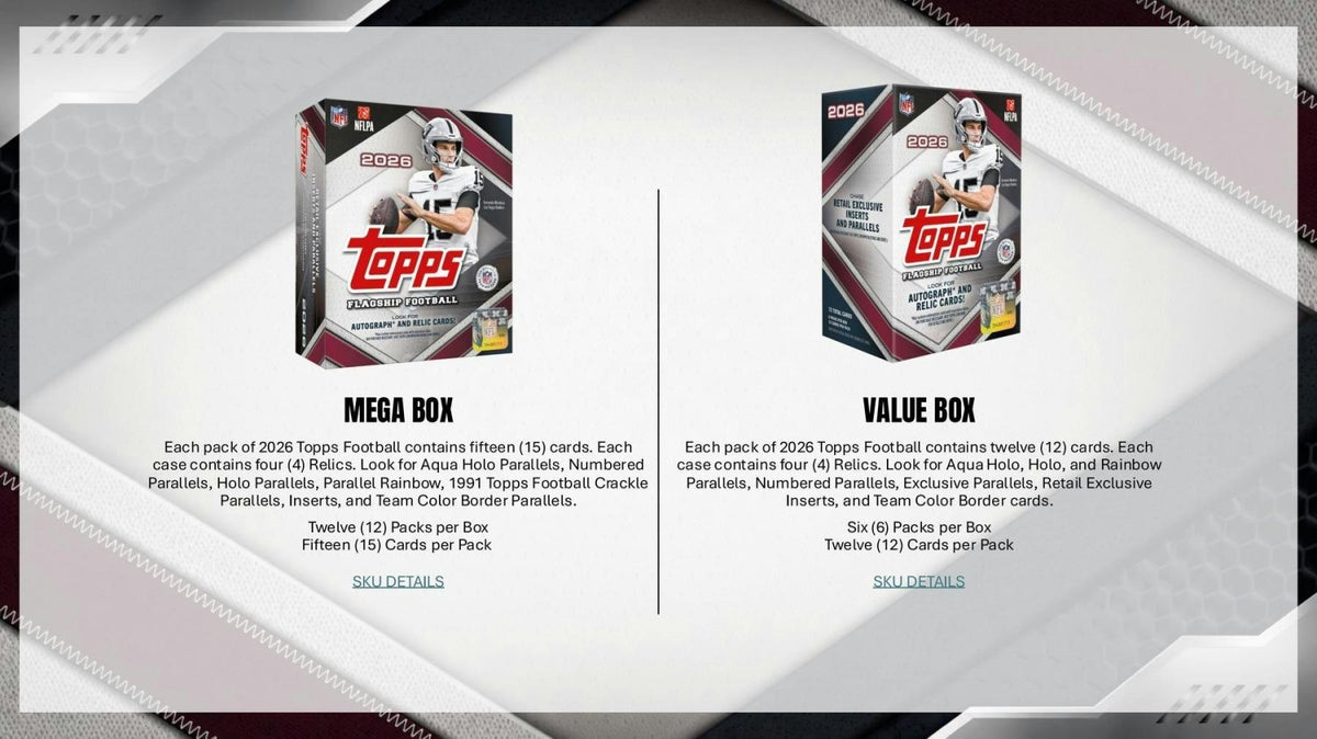 2026 Topps Flagship Football Mega Box at King Card Canada