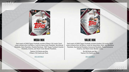 2026 Topps Flagship Football Mega Box at King Card Canada