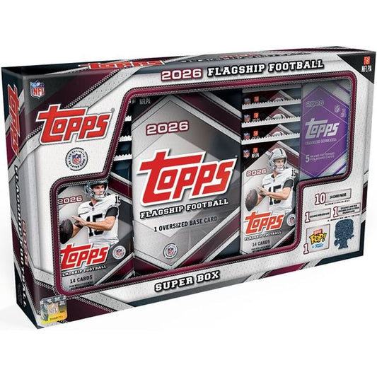 2026 Topps Flagship Football Super Box 887521164288 at King Card Canada