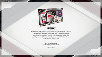 2026 Topps Flagship Football Super Box 887521164288 at King Card Canada