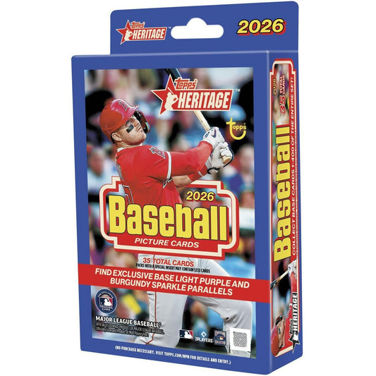 2026 Topps Heritage Baseball Hanger Box 887521155286 at King Card Canada