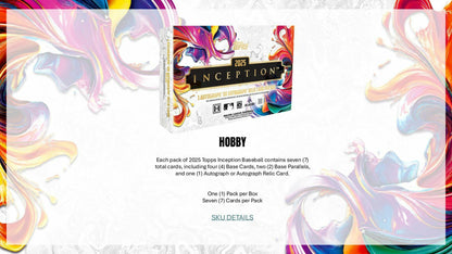 2026 Topps Inception Baseball Hobby Box 887521151974 at King Card Canada