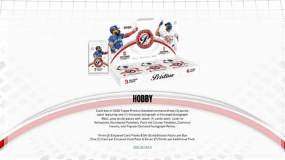 2026 Topps Pristine Baseball Hobby Box 887521158867 at King Card Canada