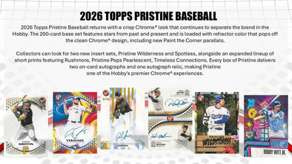 2026 Topps Pristine Baseball Hobby Box 887521158867 at King Card Canada