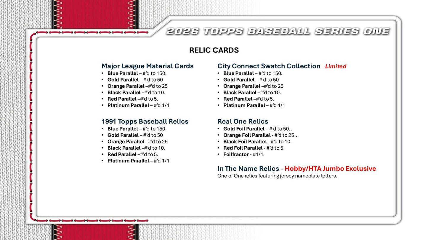 2026 Topps Series 1 Baseball Hobby Jumbo Box 887521154708 at King Card Canada