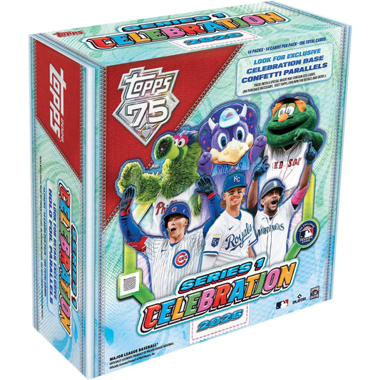 2026 Topps Series 1 Celebration Baseball Mega Box 887521155071 at King Card Canada