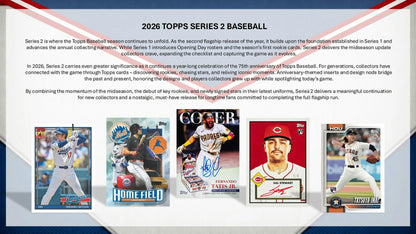 2026 Topps Series 2 Baseball Hobby Jumbo Box 887521164509 at King Card Canada