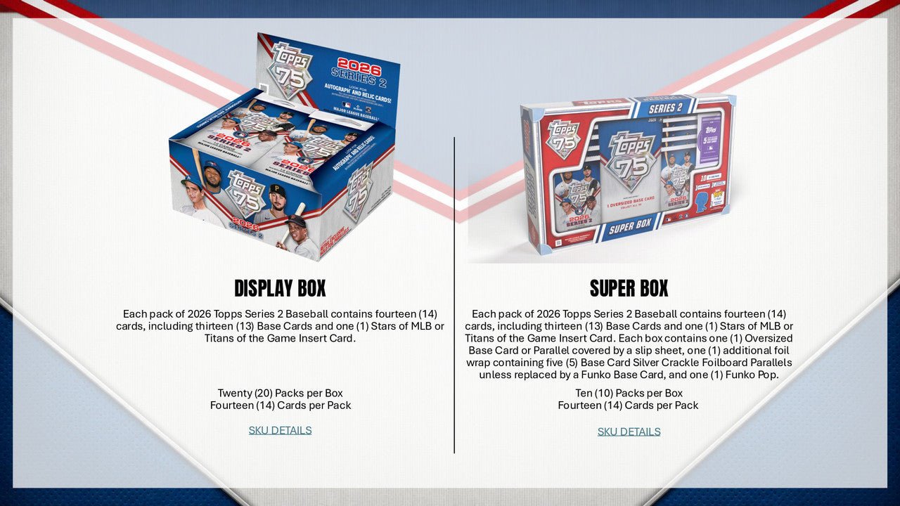 2026 Topps Series 2 Baseball Super Box 887521164790 at King Card Canada