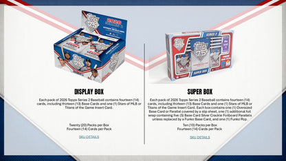 2026 Topps Series 2 Baseball Super Box 887521164790 at King Card Canada