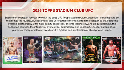 2026 Topps Stadium Club UFC Hobby Box