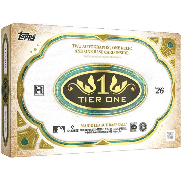 2026 Topps Tier One Baseball Hobby Box 887521156276 at King Card Canada