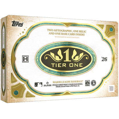 2026 Topps Tier One Baseball Hobby Box 887521156276 at King Card Canada