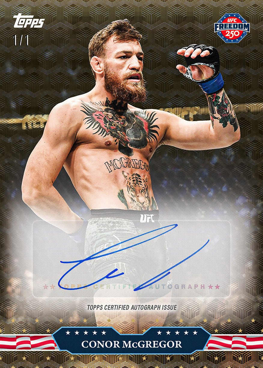 2026 Topps UFC Freedom 250 Hobby Box 887521175628 at King Card Canada