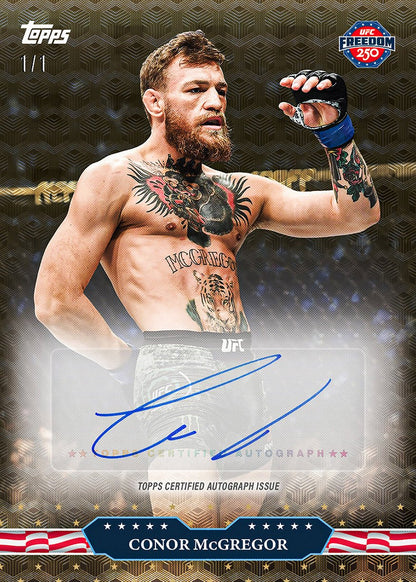 2026 Topps UFC Freedom 250 Hobby Box 887521175628 at King Card Canada
