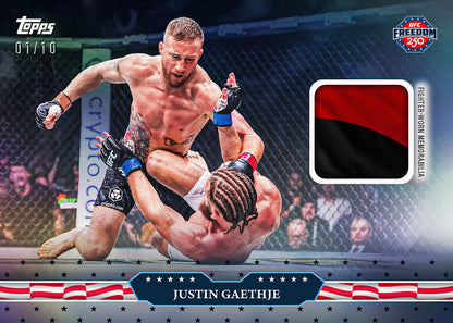 2026 Topps UFC Freedom 250 Hobby Box 887521175628 at King Card Canada