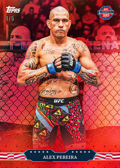 2026 Topps UFC Freedom 250 Hobby Box 887521175628 at King Card Canada