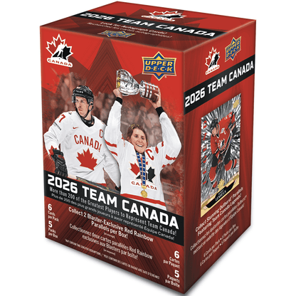 2026 Upper Deck Team Canada Hockey Blaster Box 053334248518 at King Card Canada