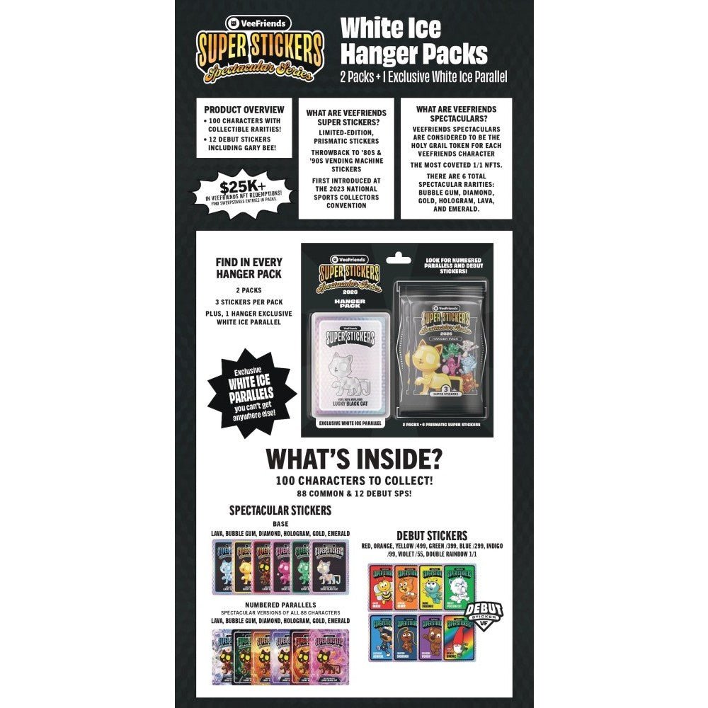 2026 VeeFriends Super Stickers Spectacular Series Hanger Pack 615678244924 at King Card Canada
