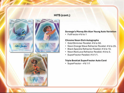 2026 Topps Disney Neon Blaster Value Box