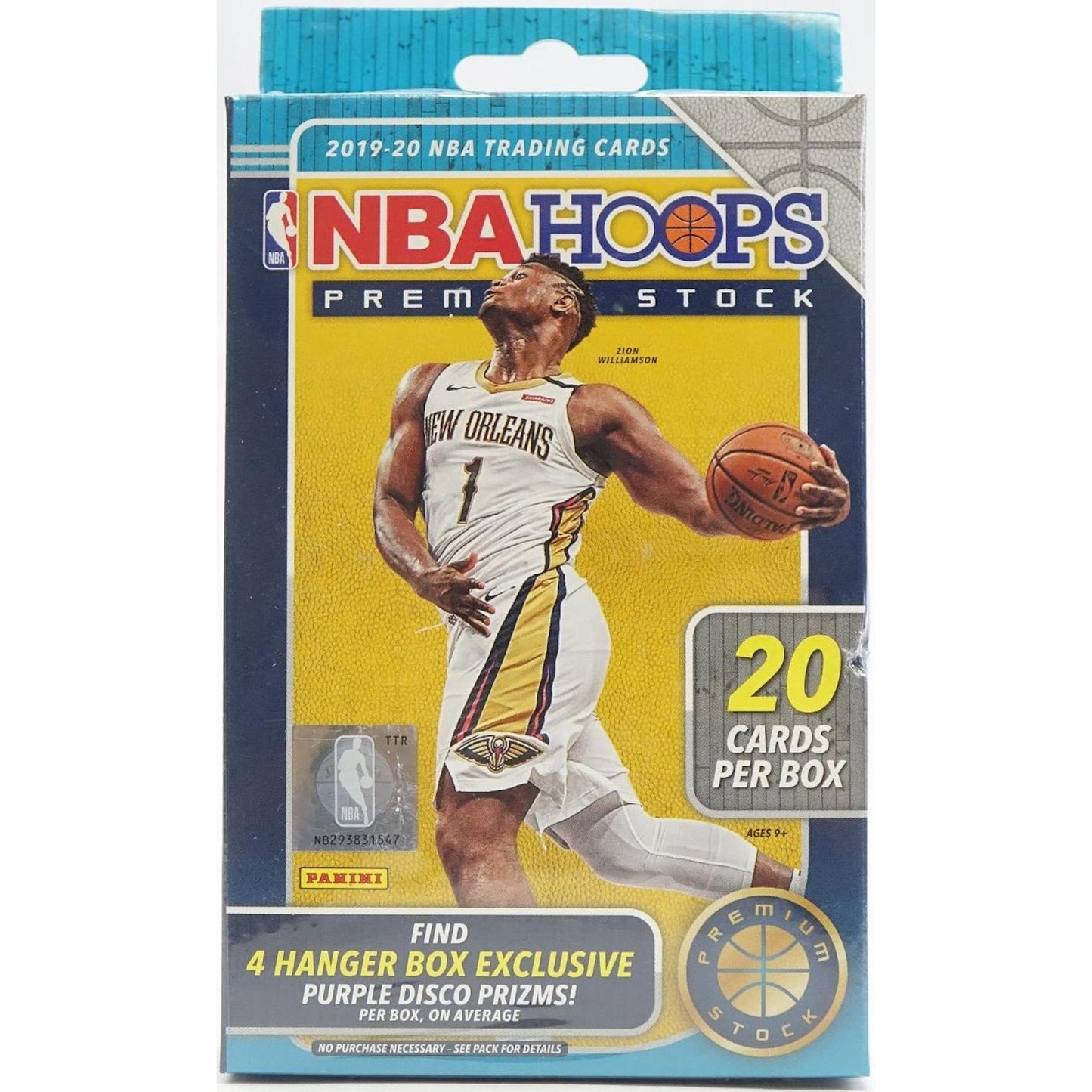 2019 - 20 Panini NBA Hoops Premium Stock Hanger Box at King Card Canada