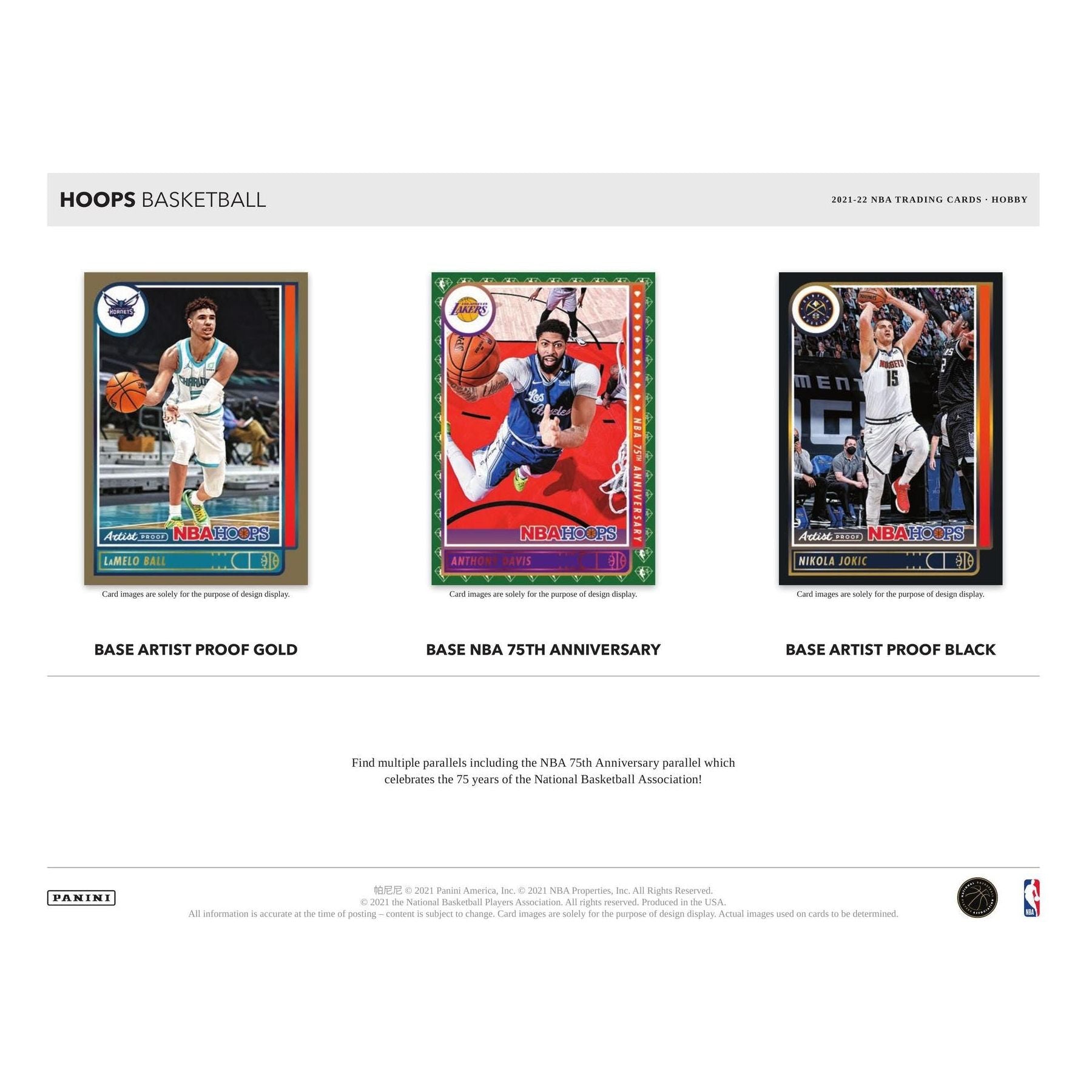 2021 - 22 Panini NBA Hoops Basketball Hobby Box at King Card Canada