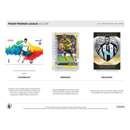 2021 - 22 Panini Prizm EPL English Premier League Soccer Hobby Box at King Card Canada