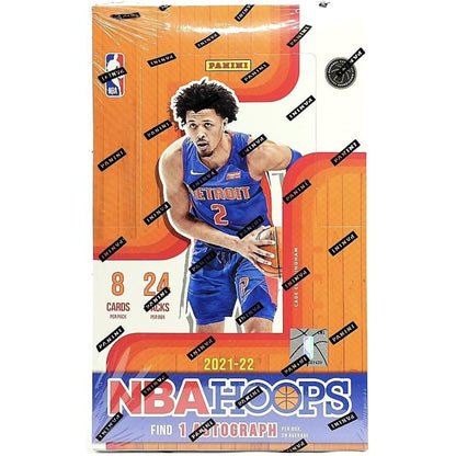 2021 - 22 Panini NBA Hoops Basketball Hobby Box at King Card Canada