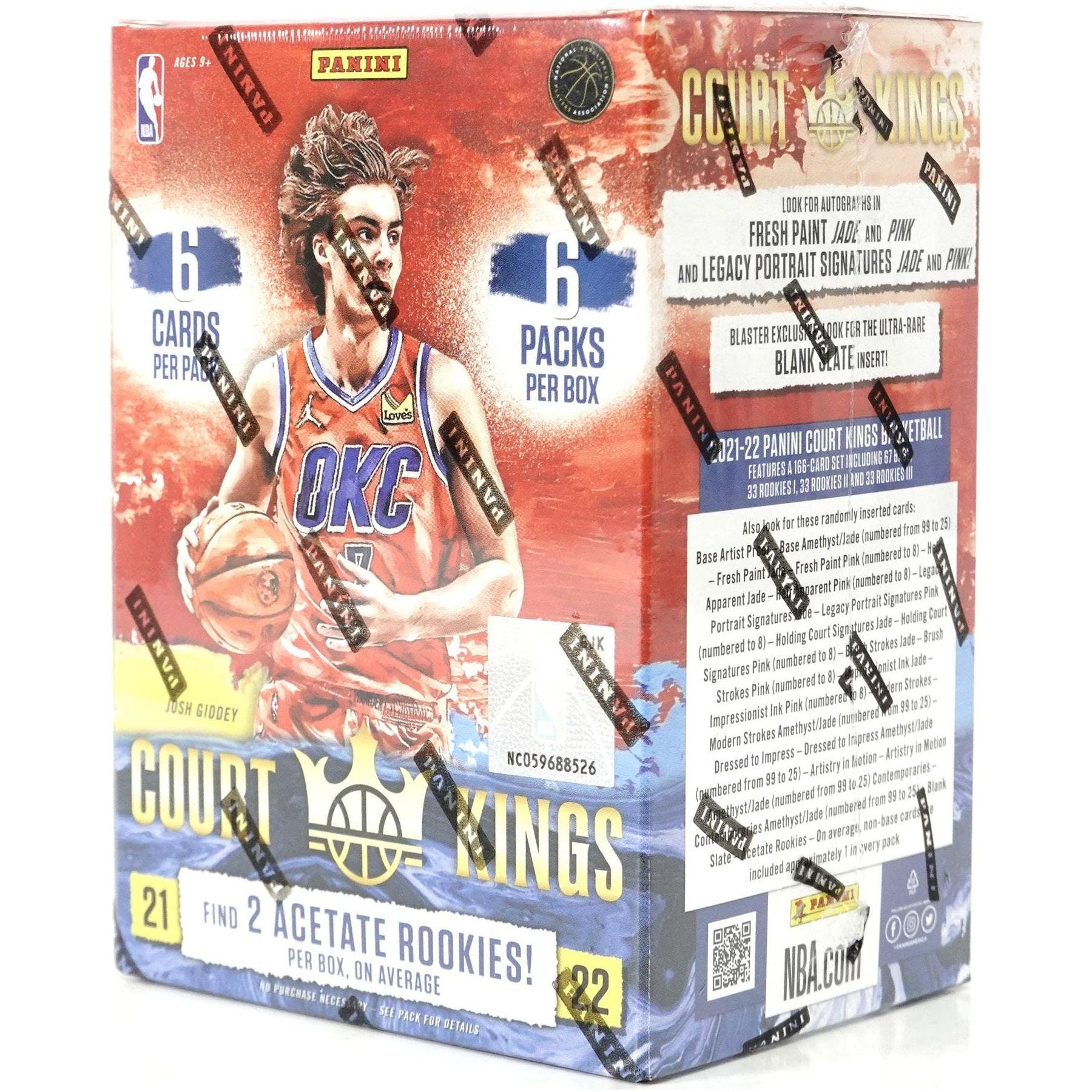 2021-22 Panini Court Kings Basketball Blaster Box - King Card Canada