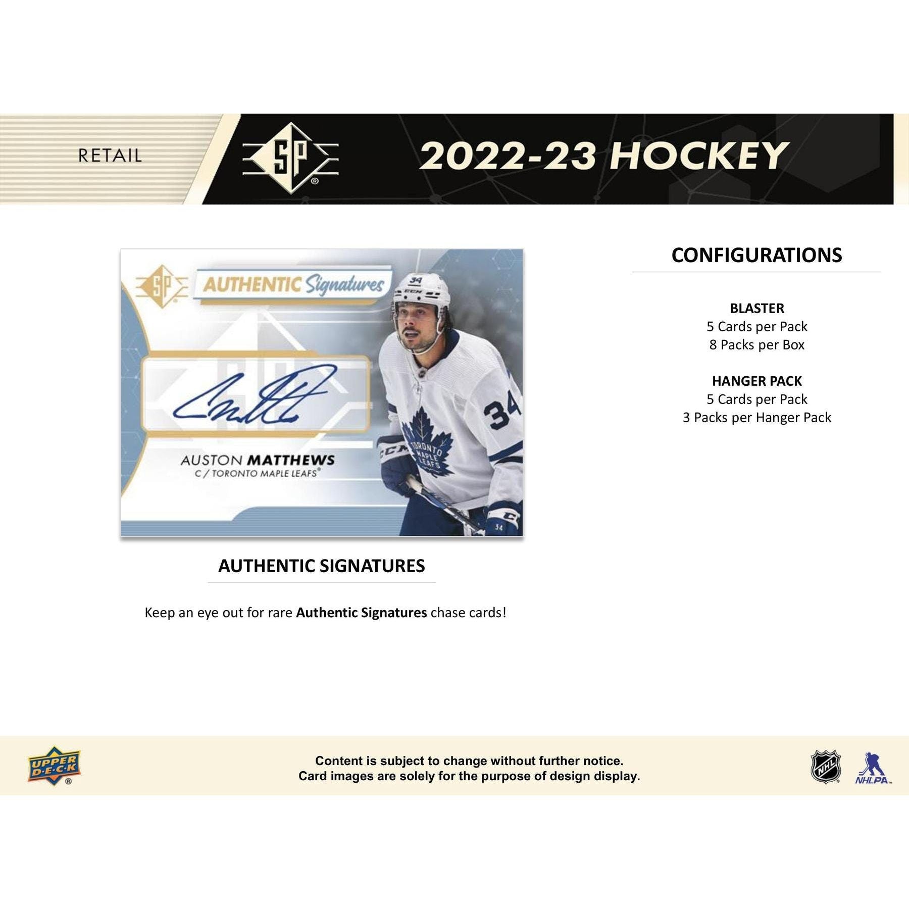 2022-23 Upper Deck SP Hockey Blaster Box - King Card Canada