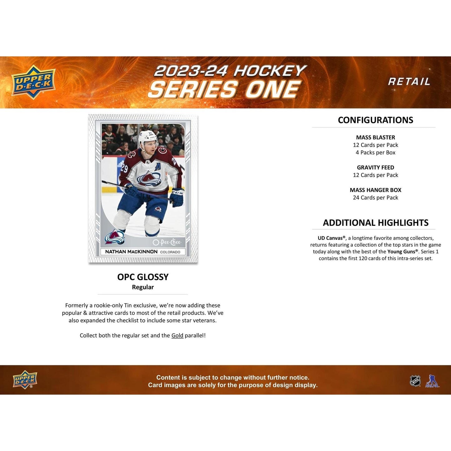 2023-24 Upper Deck Series 1 Hockey Blaster Box - King Card Canada