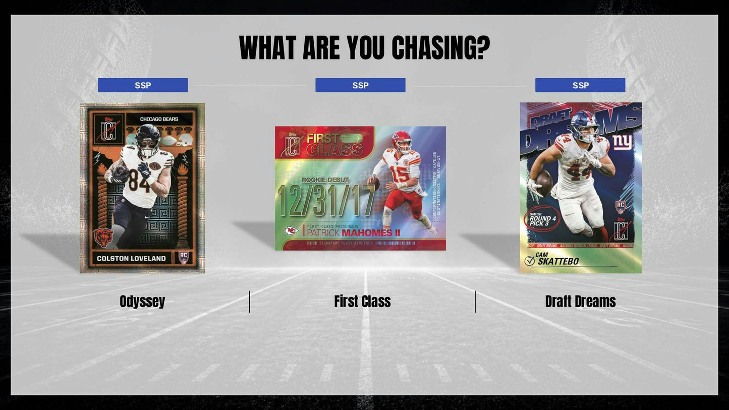2025 Topps Signature Class Football Blaster Value Box