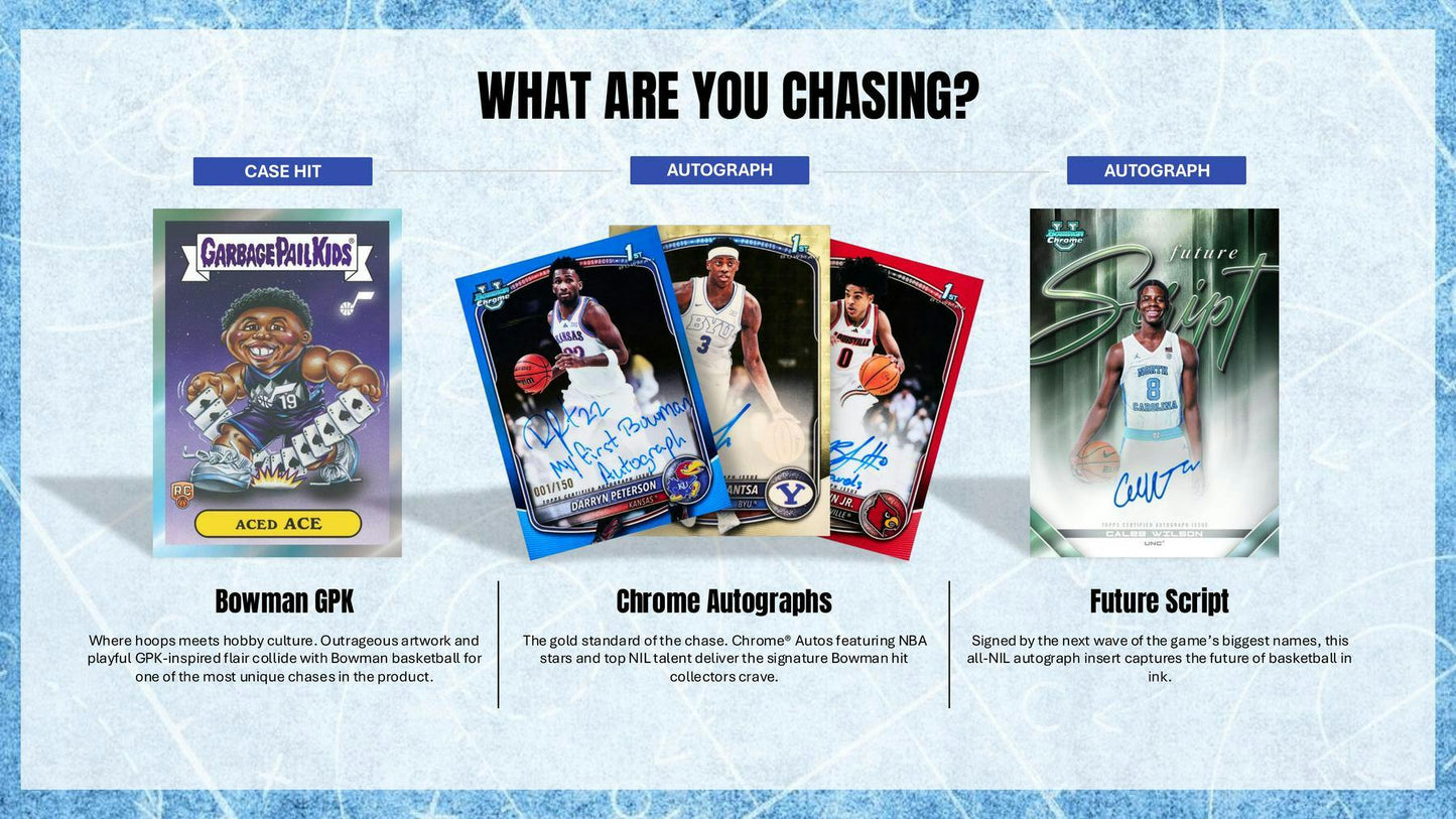 2025-26 Topps Bowman Basketball Mega Box