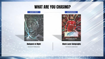 2025-26 Topps Chrome UEFA Club Competitions Soccer Blaster Value Box