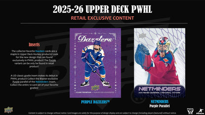 2025-26 Upper Deck PWHL Hockey Blaster Box