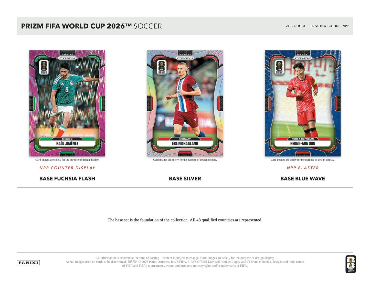 2026 Panini Prizm FIFA World Cup Soccer Mega Box