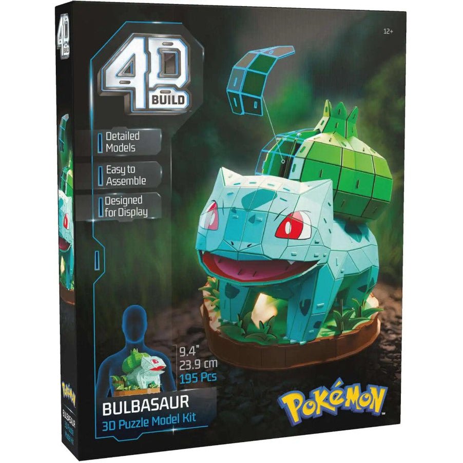 4D Build Pokemon 3D Puzzle Model Kit - Bulbasaur 681147098633 at King Card Canada
