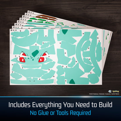 4D Build Pokemon 3D Puzzle Model Kit - Bulbasaur 681147098633 at King Card Canada